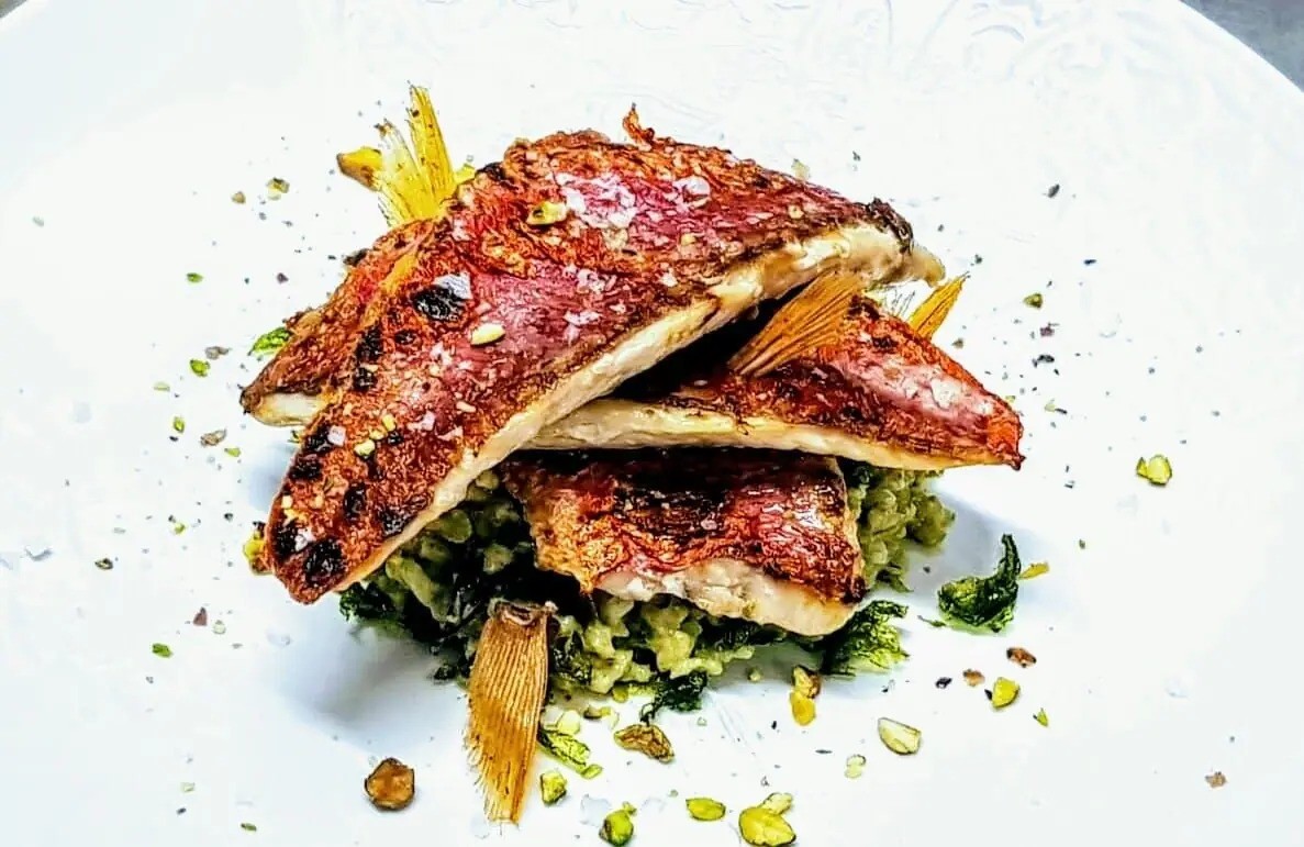 Salmonete a la brasa